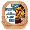 Air Fryer įdėklai 23x23 cm, 50 vnt., 279046, VILDE