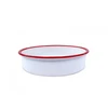 Apvali emaliuota kepimo forma Oliver Voltz 5V1222KR36, 36×6,0 cm, balta