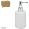 Baltas keraminis muilo dozatorius, 320 ml, 7.00 x 7.00 x 16.50, BATH&amp;GO