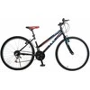MTB dviratis 26" Tec V TopVelo, rėmas standartinis, juoda/raudona/mėlyna