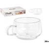Puodeliai stikliniai 6 vnt su dvigubomis sienelėmis 280 ml Vivalto 85368