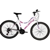 Children's bicycle TopVelo Belderia Rose 24" (Wheel size: 24, Frame size: 24) Baltas/Violetinė pink