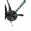 City bike 28" Corelli TopVelo Trivor 1.0 V-brake 21-speed, frame-20", dark pilkas/red/baltas