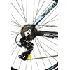 City bike 28" Corelli TopVelo Trivor 1.0 V-brake 21-speed, frame-20", dark pilkas/red/baltas