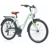 City bike TopVelo CORELLI GLOWIE (Wheel size: 26, Frame size: 44cm) Žalias / smėlio spalvos