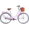 City bike TopVelo Dorozhnik RETRO Velosteel (Wheel size: 28, Frame size: 19) Rožinė