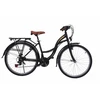 City bike TopVelo EXP BELDERIA SUMMER (Wheel size: 26, Frame size: 17-18) Juodas