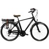 Miesto elektrinis dviratis 28" Brooklyn Urban DD TopVelo Shimano, plieno rėmas, juodas