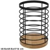 Galda piederumu statīvs 12 5 x 12 5 x 17 5 cm juodas DECORLIFE ()