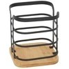 Galda piederumu turētājs 12 5 x 12 5 x 14 cm juodas KITCHEN&amp;GO ()