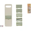 Daržovių tarka su 6 peiliukais, žalia, 2 x 31,5 x 10,3 cm, KITCHEN&GO