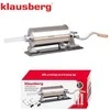 Mėsmalė Nadziewarka Dešrų kimštuvas, 5kg talpos, horizontalus, nerūdijančio plieno, Klausberg, kb-7929