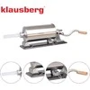 Mėsmalė Nadziewarka Dešrų kimštuvas, 5kg talpos, horizontalus, nerūdijančio plieno, Klausberg, kb-7929