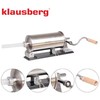 Nadziewarka Dešrų kimštuvas, 3kg talpos, horizontalus, nerūdijančio plieno, Klausberg, kb-7928