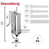 Nadziewarka Dešrų kimštuvas, 3kg talpos, vertikalus, nerūdijančio plieno, Klausberg, kb-7926