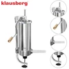Virtuvinis kombainas Dešrų kimštuvas, talpa 3kg, vertikalus, nerūdijančio plieno, Klausberg, KB 7926