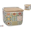 Druskos indelis su bambukiniu dangteliu, 12 x 12,5 x 11 cm, KITCHEN&GO