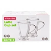 Dvigubų sienelių stiklinių puodelių rinkinys (2 vnt.), po 250 ml, Kamille, 9019
