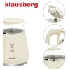 Elektrinis virdulys Klausberg KB 7893 pagamintas iš stiklo su LED skydeliu, tūris 1,0 l ir galia 110
