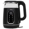Elektrinis virdulys su LCD ekranu, 2200 W, 1,7 l, juodas/sidabrinis, 51230AFBCH, Oliver Voltz