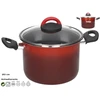 Gilus puodas su dangčiu, ~4,5 l, 20 cm, Rosso, 29,00 x 20,00 x 22,00 cm, Magefesa