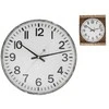 Melna marmora sienas pulkstenis 30 x 30 x 4 5 cm DECORLIFE ()