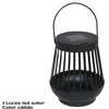 Juodas saulės žibintas, 1 LED, 12.50 x 12.50 x 15.00, GARDEN ENJOY