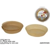 Karšto oro gruzdintuvės popierinė kepimo forma 16 cm (50 vnt.), 4,5 x 19 x 19 cm, KITCHEN&GO
