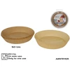 Karšto oro gruzdintuvės popierinė kepimo forma 20 cm (50 vnt.), 5 x 23 x 23 cm, KITCHEN&GO