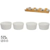 Kepimo formelės x4 175 ml 10x10x5 cm baltos, KITCHEN&amp;GO