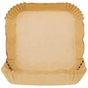 Kepimo pergamentinis popierius 100 vienetų oro gruzdintuvėms 16x16cm Klausberg KB 7781