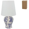 Keraminė stalinė lempa Aida, 17.00 × 17.00 × 31.50 cm, DECORLIFE