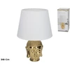 Keraminė stalinė lempa Buddha, 25.00 × 25.00 × 38.00 cm, DECORLIFE