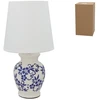 Keraminė stalinė lempa Marie, 17.00 × 17.00 × 32.50 cm, DECORLIFE