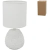 Keraminė stalinė lempa Sonia, 13.00 × 13.00 × 26.00 cm, DECORLIFE