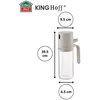 King Hoff Alyvos ir acto purkštuvas, 250 ml, stiklas, KINGHOFF KH 2005
