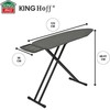 King Hoff Gludināmais dēlis ar statīvu 122 × 38 cm 7 augstuma regulēšanas līmeņi KINGHOFF KH 1940