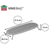 King Hoff Sulankstoma stalviršio lyginimo lenta, 5 mm veltinis, KINGHOFF, KH 1937