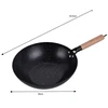 King Hoff WOK keptuvė 30 cm, anglinis plienas, marmuro nelimpanti danga, medinė rankena, KINGHoff, KH 1983