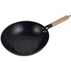 King Hoff WOK keptuvė 30 cm, anglinis plienas, marmuro nelimpanti danga, medinė rankena, KINGHoff, KH 1983