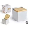 Bikuvalt Indelis druskai laikyti su dangteliu 550 ml keramika 10,5x10x10,7cm Vessia 91859