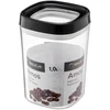 Maisto laikymo indas, 1 L, juodas, 10,8 x 10,8 x 15,8 cm, 29570, GALICJA