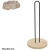 Metāla un koka papīra dvieļu turētājs juodas 33 x 15 x 15 cm KITCHEN&amp;GO ()