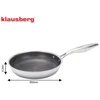 Nerūdijančio plieno keptuvė, ø20cm, KB 9021, Klausberg