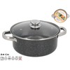 Kitchengo Puodas CRIS GRANITE 24cm 3.7L Nepridegantis