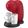 Oliver Voltz Kavos aparatas, 450W, vandens talpa 0.3L, 2 vnt. keramikiniai puodeliai, Raudona, 55OV51170G,