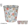Ovalus cinkuotas kibiras 17,5x16,5x13 cm, GARDEN ENJOY