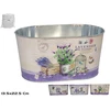 Ovalus cinkuotas kibiras Bejar 3 asortimentai 22,5x13,5x11 cm, GARDEN ENJOY