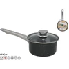 Kitchengo Bikuva.lt Puodas GRANITE 16cm Nepridegantis Ilga Rankena