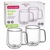 Dubultsienu stikla krūžu komplekts (2 gab.) 300 ml Kamille 9007 9007 ()